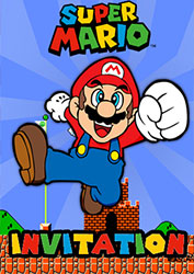 Carte Anniversaire Mario