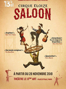 Spectacle « Saloon » Cirque Éloize