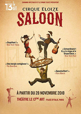 Spectacle « Saloon » Cirque Éloize